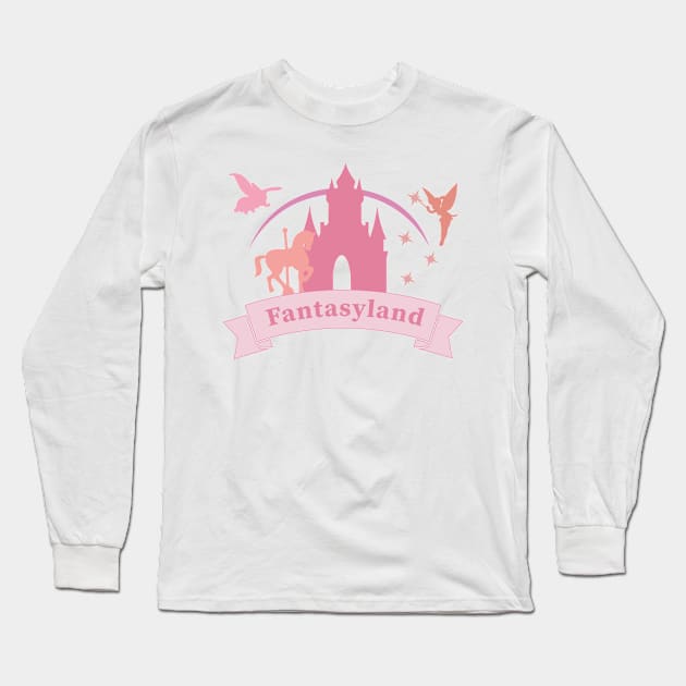 Land Fantasy Long Sleeve T-Shirt by MoviesAndOthers